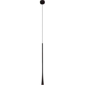 MAXLIGHT P0373 - LED Lustra ar auklu KAFIJA LED/7W/230V d. 3 cm melna