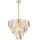 MAXLIGHT P0418 - Lustra ar ķēdi ARWENA 15xE14/40W/230V d. 80 cm zelta