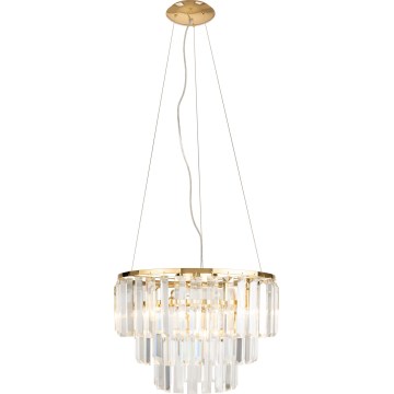 MAXLIGHT P0423 - Lustra ar auklu MONACO 9xG9/40W/230V d. 42 cm zelta