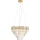 MAXLIGHT P0424 - Lustra ar auklu MONACO 15xG9/40W/230V d. 60 cm zelta