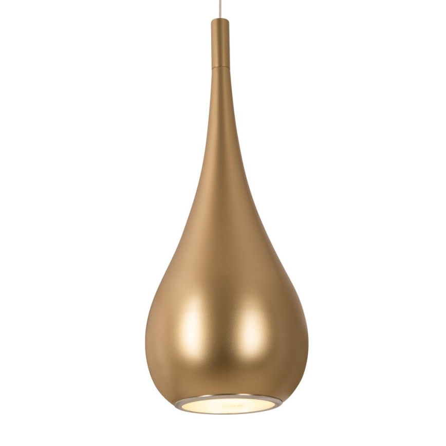 MAXLIGHT P0436 - Lustra ar auklu DROP 1xE27/40W/230V d. 20 cm zelta