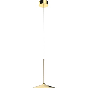MAXLIGHT P0460 - LED Lustra ar auklu HANA LED/6W/230V d. 17,5 cm zelta