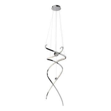 MAXLIGHT P0482D - LED Aptumšojama lustra ar auklu RITZ LED/100W/230V d. 60 cm CRI 90 spīdīgi hromēts