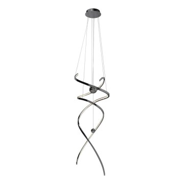 MAXLIGHT P0500D - LED Aptumšojama lustra ar auklu RITZ LED/100W/230V d. 60 cm CRI 90 melna