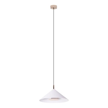 MAXLIGHT P0505 - LED Lustra ar auklu VULCANO LED/5W/230V d. 30,5 cm balta