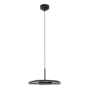 MAXLIGHT P0560 - LED Lustra ar auklu DEUX LED/5W/230V melna