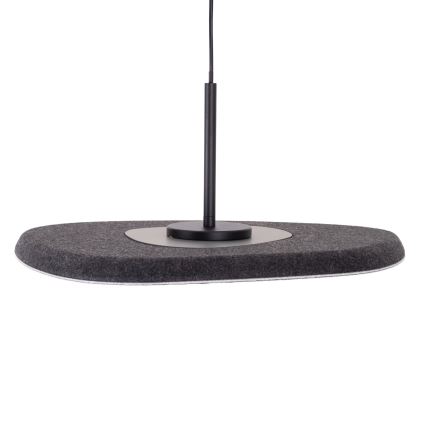 MAXLIGHT P0560 - LED Lustra ar auklu DEUX LED/5W/230V melna