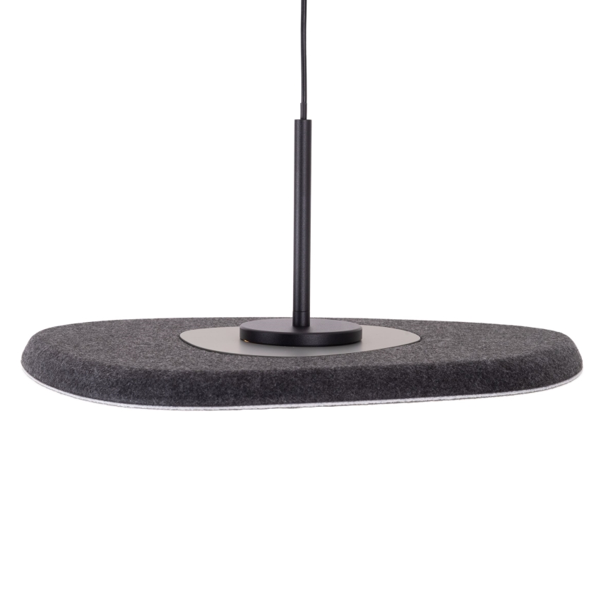 MAXLIGHT P0560 - LED Lustra ar auklu DEUX LED/5W/230V melna