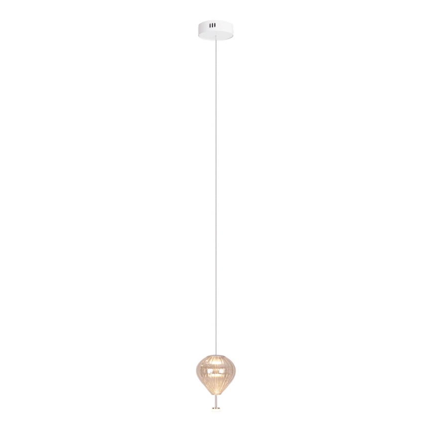 MAXLIGHT P0575 - LED Lustra ar auklu PALLONCINI 2xLED/3W/230V d. 12 cm bēša