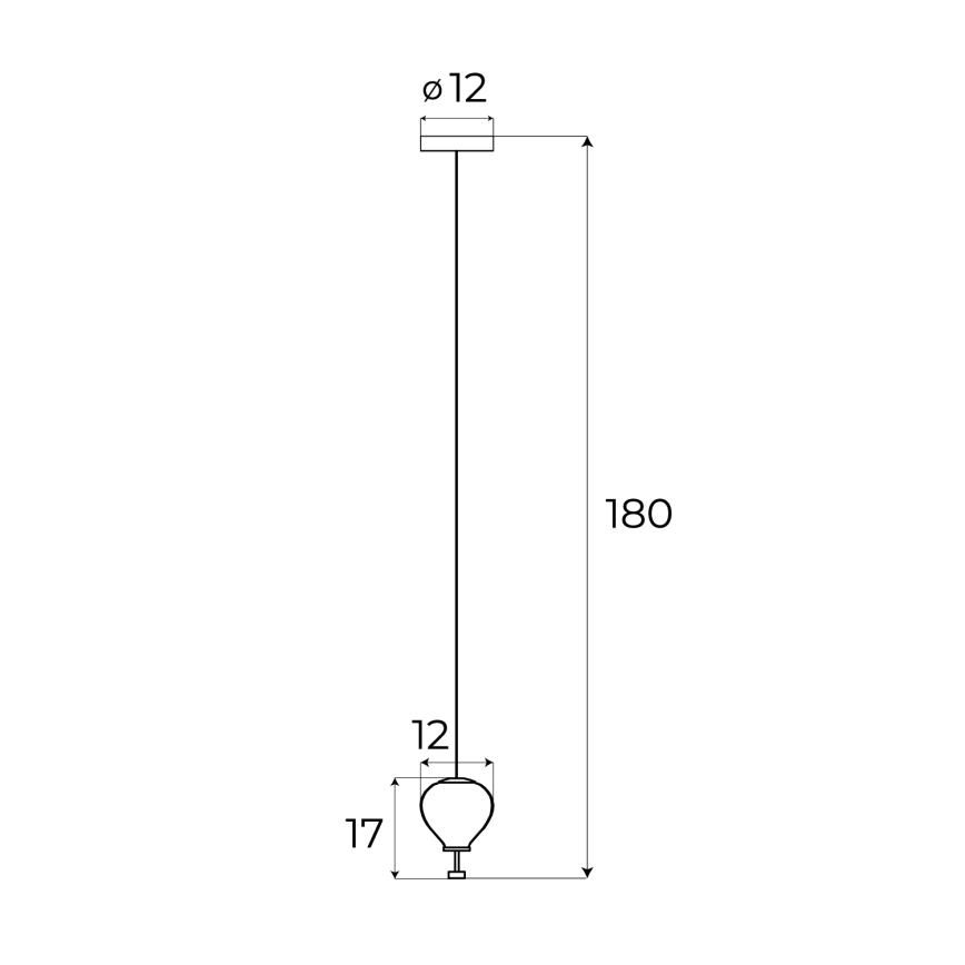 MAXLIGHT P0575 - LED Lustra ar auklu PALLONCINI 2xLED/3W/230V d. 12 cm bēša