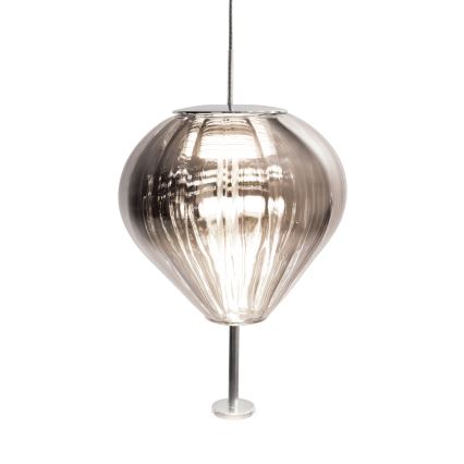 MAXLIGHT P0576 - LED Lustra ar auklu PALLONCINI 2xLED/3W/230V d. 12 cm dūmakains
