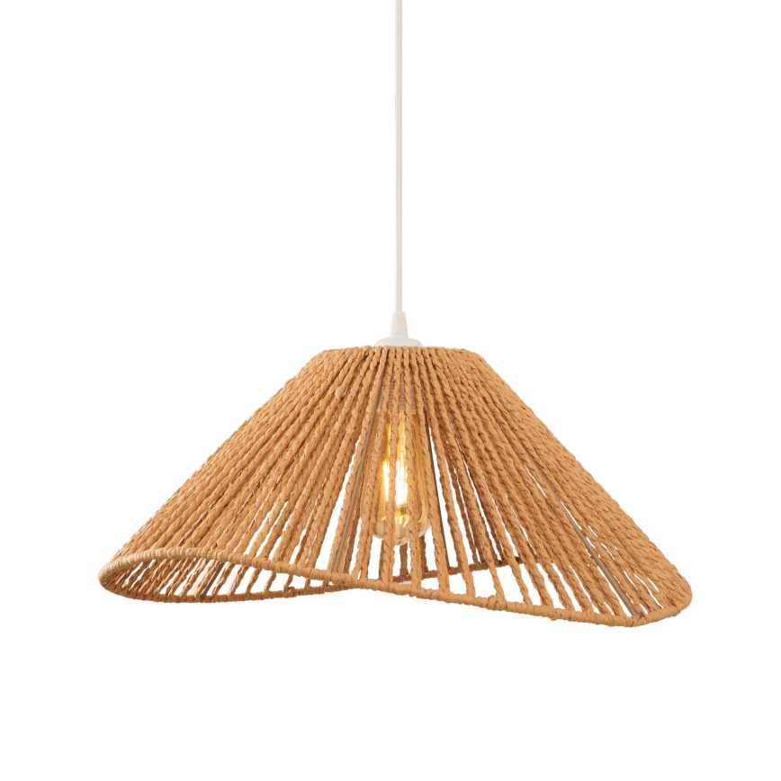 MAXLIGHT P0577 - Lustra ar auklu AMALFI 1xE27/15W/230V d. 45 cm bēša