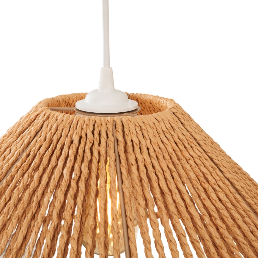MAXLIGHT P0577 - Lustra ar auklu AMALFI 1xE27/15W/230V d. 45 cm bēša