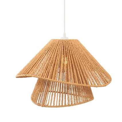 MAXLIGHT P0578 - Lustra ar auklu AMALFI 1xE27/15W/230V d. 45 cm bēša