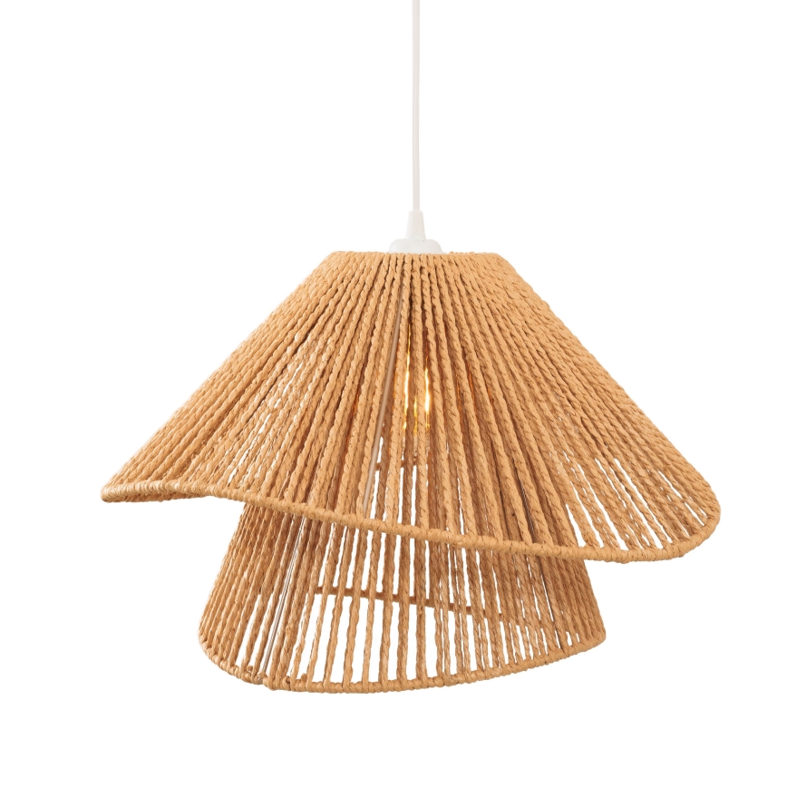 MAXLIGHT P0578 - Lustra ar auklu AMALFI 1xE27/15W/230V d. 45 cm bēša