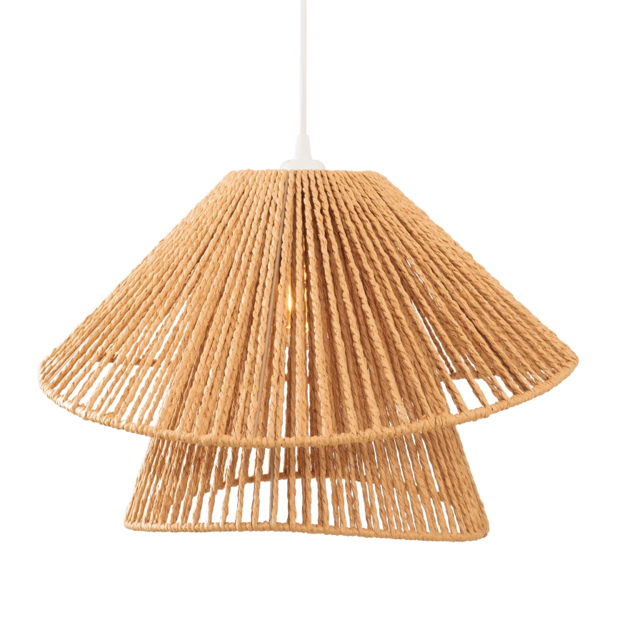 MAXLIGHT P0578 - Lustra ar auklu AMALFI 1xE27/15W/230V d. 45 cm bēša
