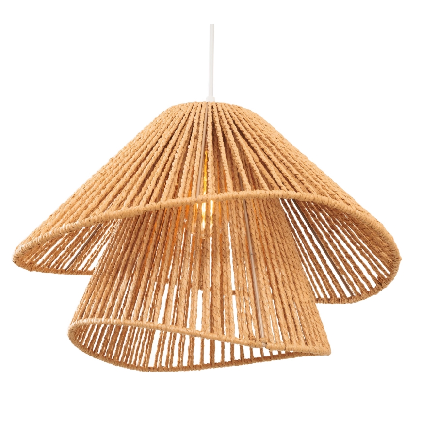 MAXLIGHT P0578 - Lustra ar auklu AMALFI 1xE27/15W/230V d. 45 cm bēša