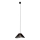 MAXLIGHT P0579 - Lustra ar auklu AMALFI 1xE27/15W/230V d. 45 cm melna
