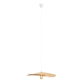 MAXLIGHT P0581 - Lustra ar auklu NAP 1xE27/15W/230V d. 60 cm bēša