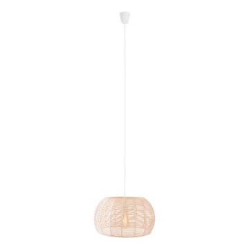 MAXLIGHT P0583 - Lustra ar auklu PRASLIN 1xE27/15W/230V d. 39 cm bēša