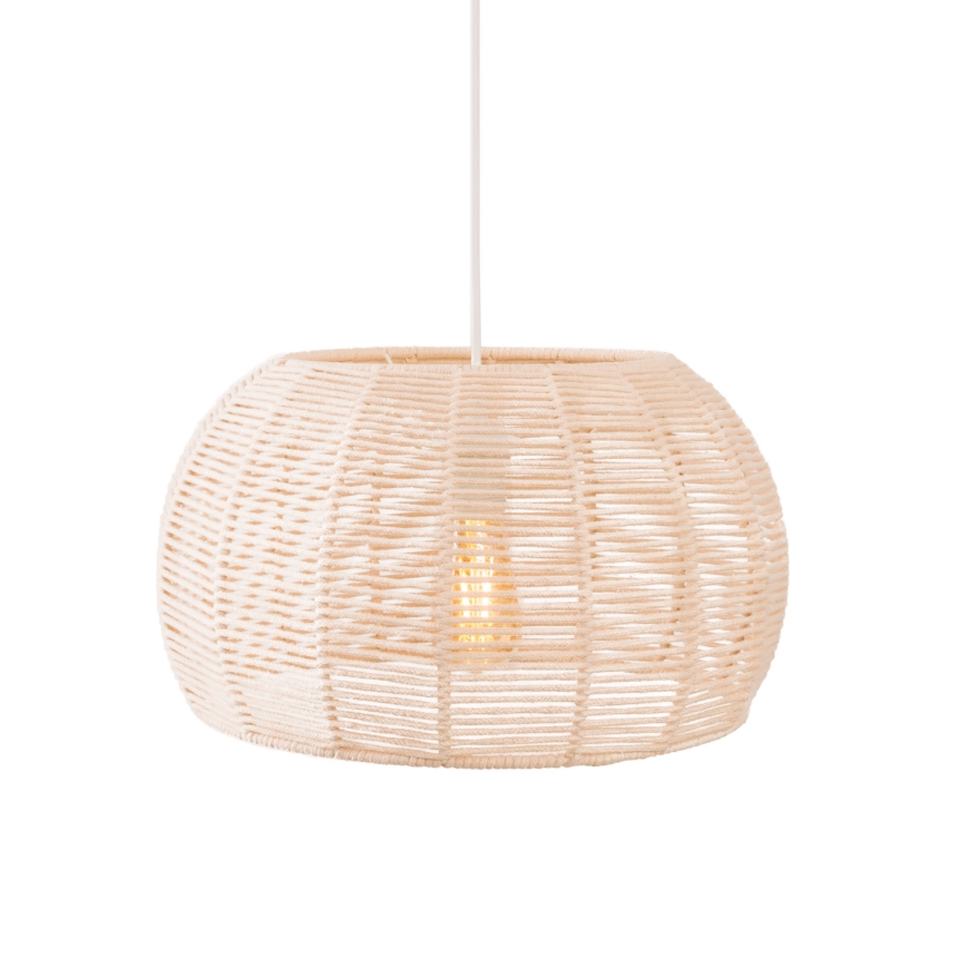 MAXLIGHT P0583 - Lustra ar auklu PRASLIN 1xE27/15W/230V d. 39 cm bēša