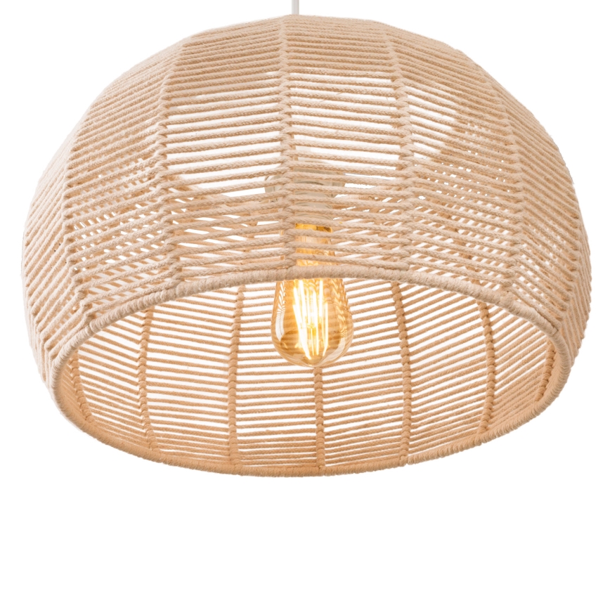 MAXLIGHT P0583 - Lustra ar auklu PRASLIN 1xE27/15W/230V d. 39 cm bēša