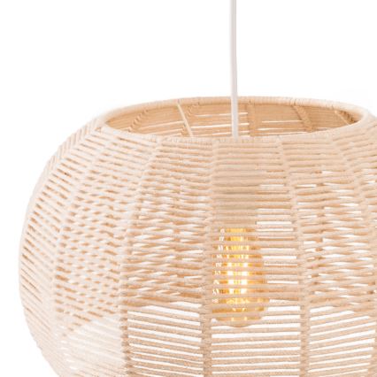 MAXLIGHT P0583 - Lustra ar auklu PRASLIN 1xE27/15W/230V d. 39 cm bēša