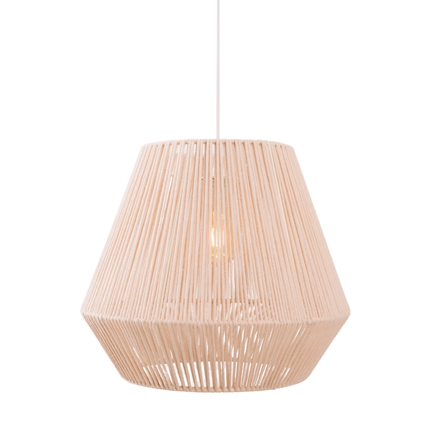 MAXLIGHT P0584 - Lustra ar auklu PRASLIN 1xE27/15W/230V d. 44 cm bēša