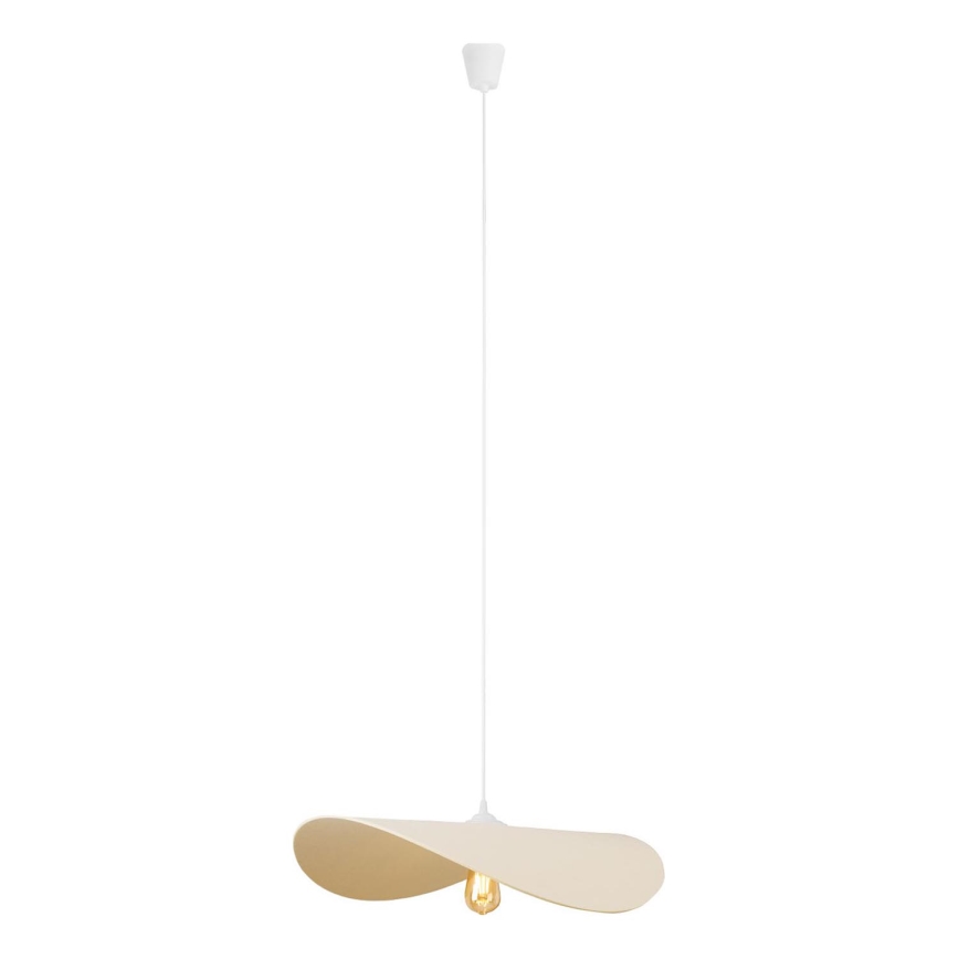 MAXLIGHT P0585 - Lustra ar auklu PAN 1xE27/15W/230V d. 60 cm krēmkrāsa