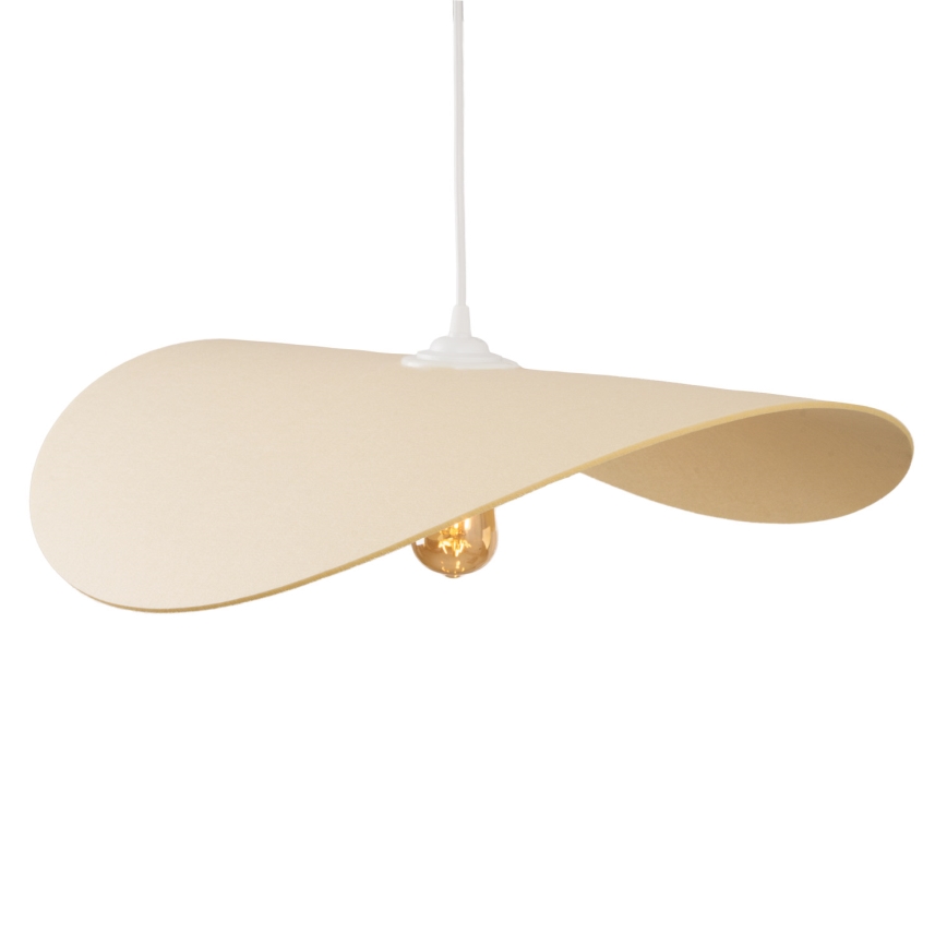 MAXLIGHT P0585 - Lustra ar auklu PAN 1xE27/15W/230V d. 60 cm krēmkrāsa
