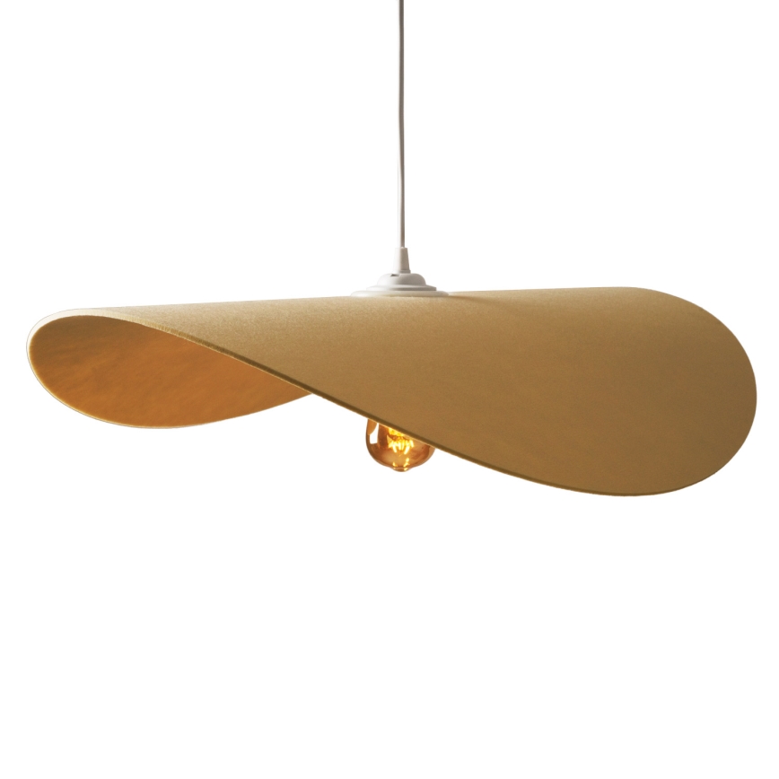 MAXLIGHT P0585 - Lustra ar auklu PAN 1xE27/15W/230V d. 60 cm krēmkrāsa