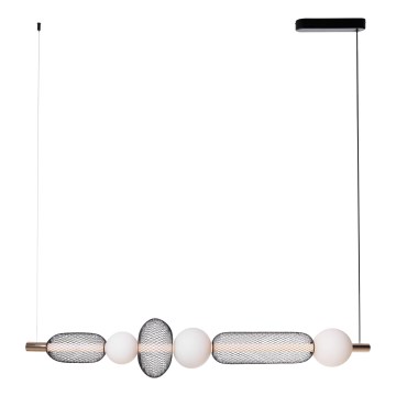 MAXLIGHT P0593 - LED Lustra ar auklu BORA LED/29W/230V balta/melna