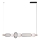 MAXLIGHT P0593 - LED Lustra ar auklu BORA LED/29W/230V balta/melna
