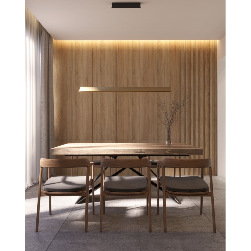 MAXLIGHT P0594 - LED Aptumšojama lustra ar auklu JO-JO LED/38W/230V 2700/4500/5500K misiņš