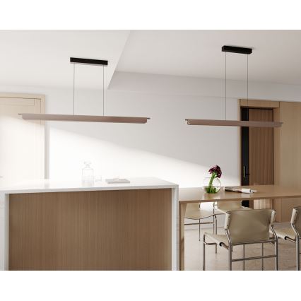 MAXLIGHT P0596 - LED Aptumšojama lustra ar auklu JO-JO LED/40W/230V 2700/4500/5500K misiņš