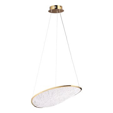 MAXLIGHT P0637D - LED lustra uz troses EMPIRE, LED/17W/230V, zelta