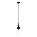 MAXLIGHT P0641 - Pakaramā lampa ar vadu NOVA 1xG9/12W/230V Ø 12 cm melna
