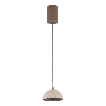 MAXLIGHT P0666 - Piekaramā lampa uz troses CUCCINA LED/57W/230V Ø 15 cm bēša