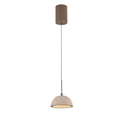 MAXLIGHT P0666 - Piekaramā lampa uz troses CUCCINA LED/57W/230V Ø 15 cm bēša