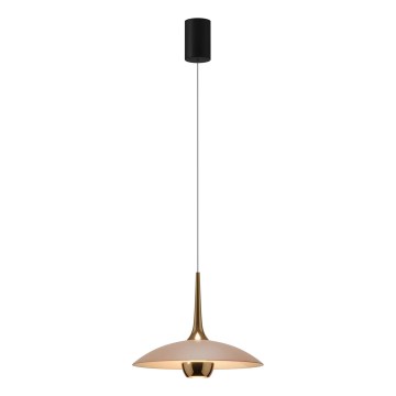 MAXLIGHT P0674 - LED lustra uz vada MANUKA LED/12W/230V pr. 28 cm zelta/bēša