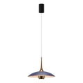 MAXLIGHT P0675 - LED piekaramā lustra MANUKA LED/12W/230V Ø 28 cm zelta/zila