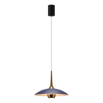 MAXLIGHT P0675 - LED piekaramā lustra MANUKA LED/12W/230V Ø 28 cm zelta/zila