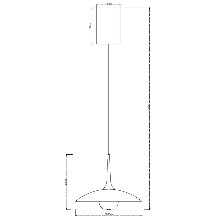 MAXLIGHT P0675 - LED piekaramā lustra MANUKA LED/12W/230V Ø 28 cm zelta/zila