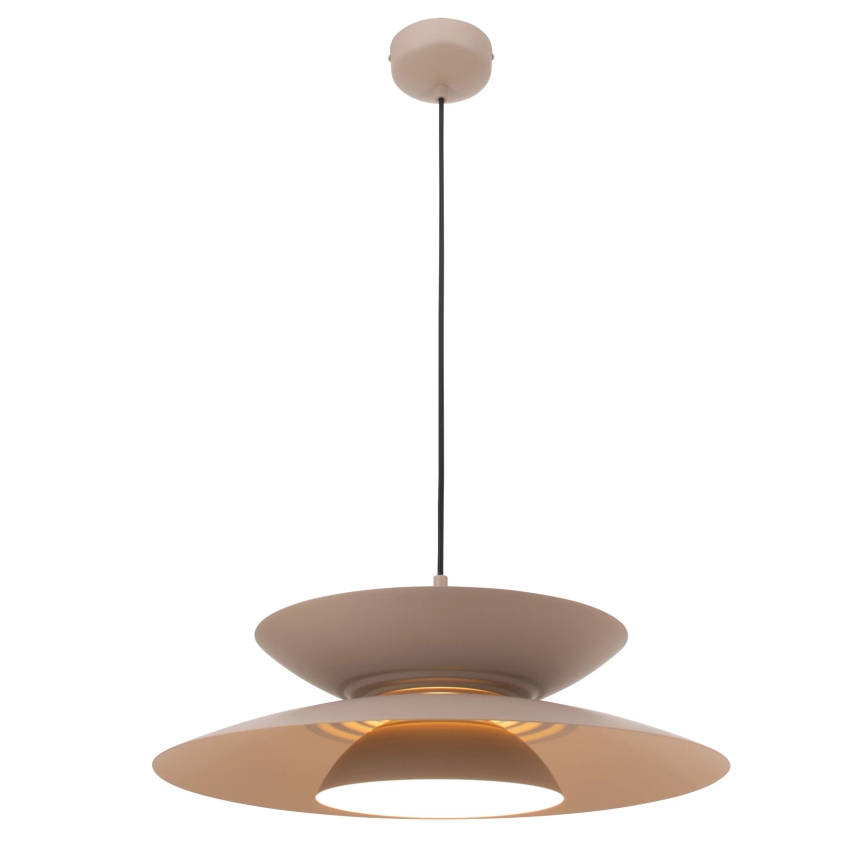 MAXLIGHT P0698 - LED lustra uz kabeļa MAYUMI LED/12W/230V diam. 50 cm CRI 96 bēša