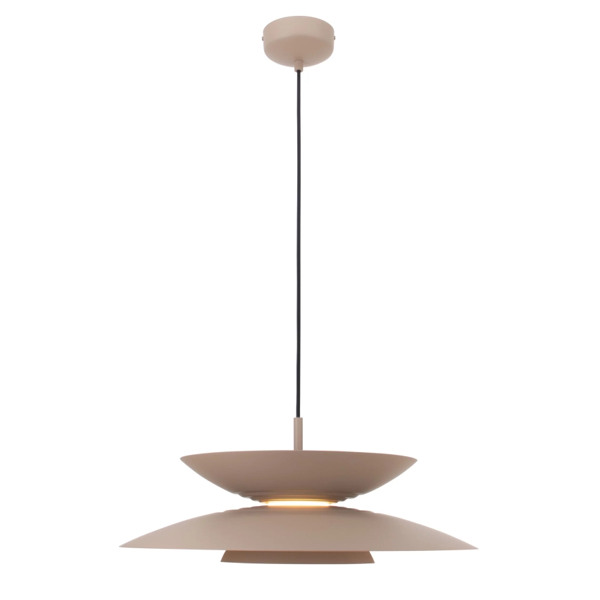MAXLIGHT P0698 - LED lustra uz kabeļa MAYUMI LED/12W/230V diam. 50 cm CRI 96 bēša