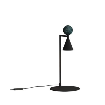 MAXLIGHT T0069 - LED galda lampa BINGO LED/12W/230V CRI 92 melna/zaļa