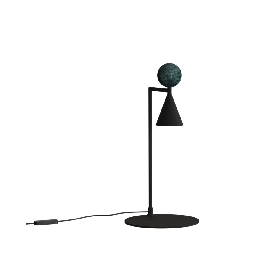 MAXLIGHT T0069 - LED galda lampa BINGO LED/12W/230V CRI 92 melna/zaļa