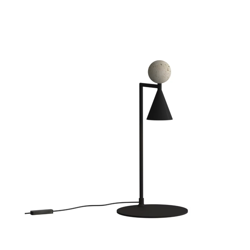 MAXLIGHT T0070 - LED galda lampa BINGO LED/12W/230V CRI 92 melna/bēša
