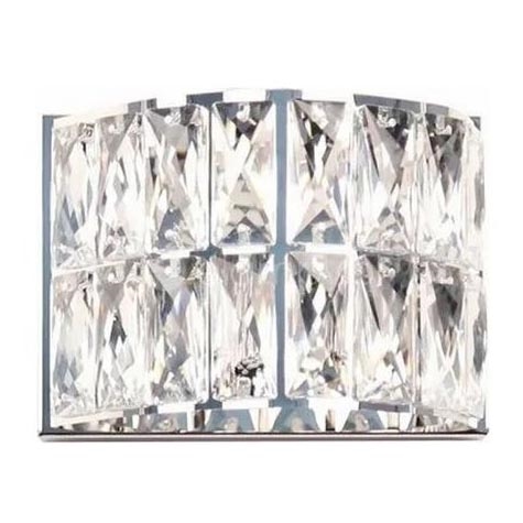 MAXLIGHT W0204 - Sienas lampa DIAMANTE 1xG9/42W/230V spīdīgi hromēts