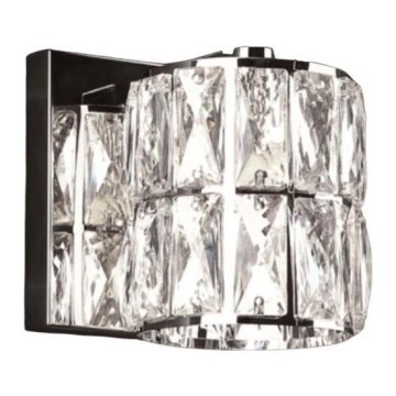 MAXLIGHT W0205 - Sienas lampa DIAMANTE 1xG9/42W/230V spīdīgi hromēts